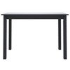 Clihome Compact 4-Person Dining Table,Solid Rubber Wood Table for Cozy Meals and Apartments - 3 of 4