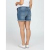 Women's Under the Belly  Cut Off Denim Maternity Short | Motherhood Maternity - 2 of 3