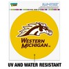 Western Michigan University Logo Automotive Car Window Locker Circle Bumper Sticker - 2 of 4