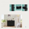 Fontoi Dressers, Dresser with Wood Top, Storage Tower for Bedroom Entryway Hallway, Black, 11.8"*30.3"*39.3" - 4 of 4