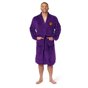 Clemson Tigers NCAA L/XL Silk Touch Bathrobe 26x47 Inches - 1 of 4
