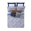 Indienne Paisley Quilt Set Navy/White - Oceanfront Resort - 4 of 4