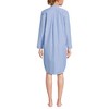 Lands' End Women's Cotton Poplin Long Sleeve Sleepshirt Nightgown - 2 of 3
