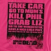 Shaun Of The Dead List Adult T-Shirt - 2 of 4