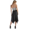 Womens Elastic Waistband Knee Length Skirt - 2 of 4
