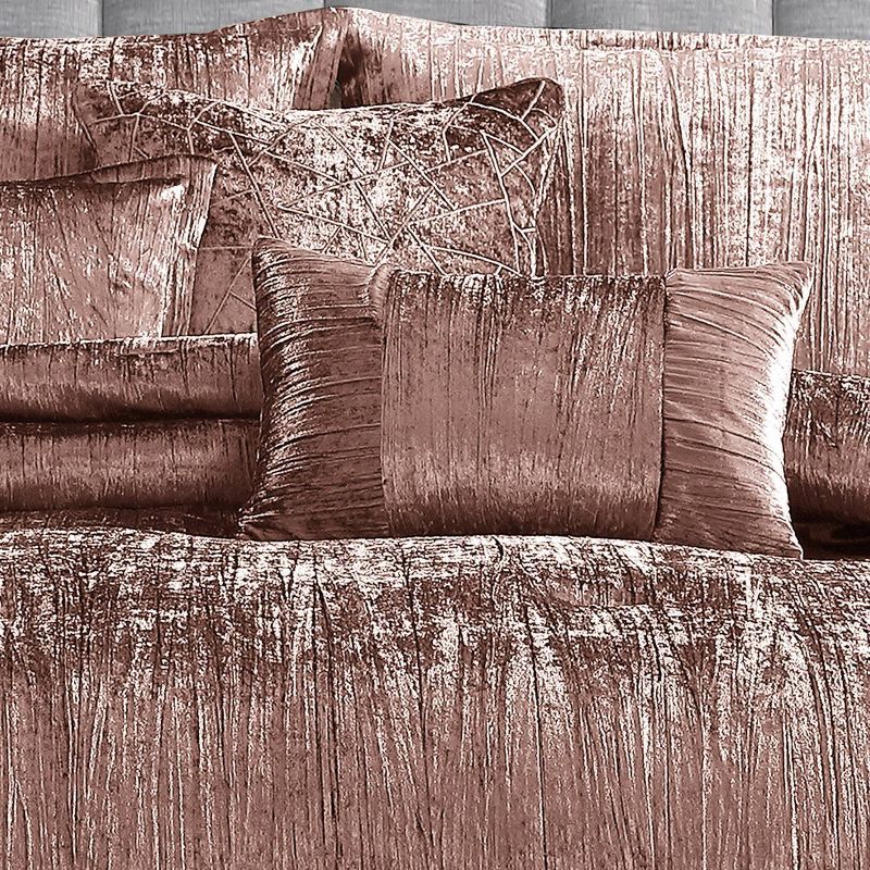 Turin Crinkle Velvet Comforter Set - Riverbrook Home, 5 of 16