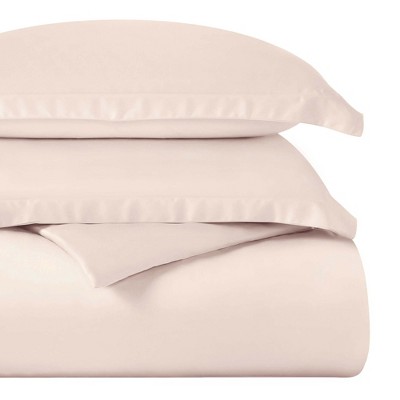 Egyptian Cotton 400 Thread Count Solid Duvet Cover Set by Blue Nile Mills