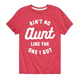 Boys' - Instant Message - Ain't No Aunt Like The One I Got Short Sleeve Graphic T-Shirt - 1 of 4