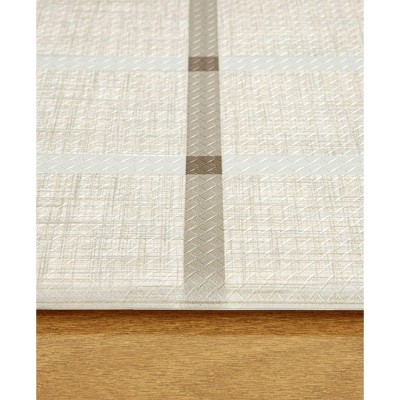 Beige Geometric Memory Foam Anti-Fatigue Mat, 18" x 39"