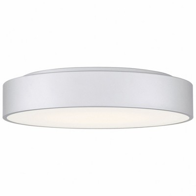 Como 17.75'' Satin LED Flush Mount Ceiling Light