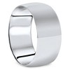 Pompeii3 10mm Dome High Polished Wedding Band 10K White Gold - 2 of 4