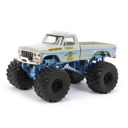 Greenlight Collectibles 1/64 1979 Ford F-250 Crime Time State Trooper  Monster Truck Kings of Crunch Series 11 49110-C