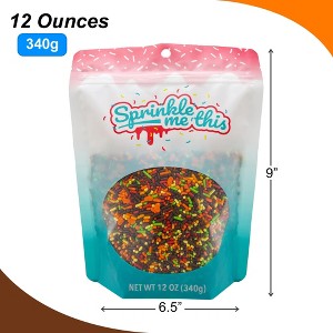 Sprinkle Me This – Pumpkin Decorrette Blend – Fall Harvest Sprinkles with Orange Pumpkins & Autumn-Inspired Jimmies - 1 of 4