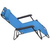 Premium Folding Chaise Lounge - Deluxe Sun Lounger 8-Position Adjustable Outdoor Recliner with Padded Headrest, Lightweight & Portable - 4 of 4