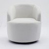 Swivel Barrel Chair Accent Armchair, 360 Degree Swivel Upholstered Club Chair, Velvet Fabric Sofa Chair - 3 of 4