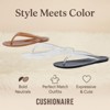 CUSHIONAIRE Splash Jelly Flip Flops for Women With Flexible Sole and Soft Footbed Sandals - 4 of 4