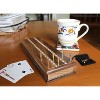 WE Games Tapered Easy Grip Cribbage Pegs w/ Velvet Pouch - Set of 12 (Brass, Chrome, Black, Copper) - 3 of 4