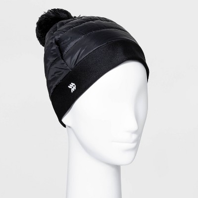 Women's Polyshell Pom Beanie - All in Motion™ Black