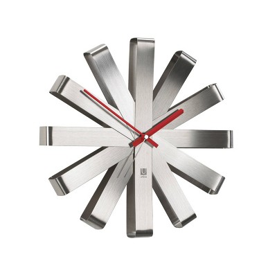 Ribbon Wood Wall Clock - Umbra