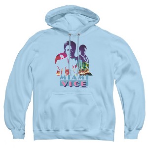 Miami Vice Crockett And Tubbs Adult Pull-Over Hoodie - 1 of 4