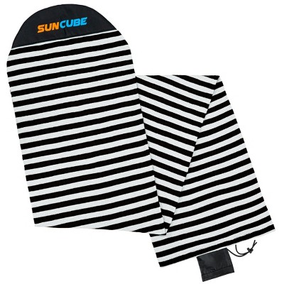 SUN CUBE Surfboard Sock Cover, Surf Bag for Surfing Board, Protective Stretchy Sock Sleeve Longboard Hybrid Shortboard