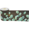 Teacher Created Resources Straight Rolled Border Trim 3" x 50' Green/Brown Eucalyptus 3/Pack - 2 of 3