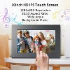 eco4life 10.1-In. Wi-Fi® Digital Photo Frame with Photos/Video Sharing and Touch Screen, Metal Frame, CPF1033 in Gray - 4 of 4