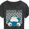 Women's - Pokémon - Snorlax Short Sleeve Graphic T-Shirt - 2 of 4