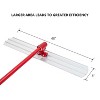 Professional Grade Aluminum Magnesium Alloy Concrete Bull Float with Adjustable Bracket & 4-Piece Handle Kit - Cement Finishing Tool - 2 of 4