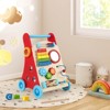 Safstar Wooden Baby Walker Baby Push Walker with Handle Storage & Wheels Walker Toy - 3 of 4