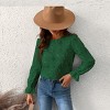 Women's Long Sleeve Embroidered Floral Eyelet Blouse Shirt - Cupshe - 2 of 4