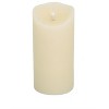 LED Designer Melted Wax Candle Set 7.5 Inch with Remote for Home Lighting By Melrose - 2 of 3