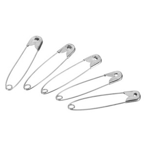 Unique Bargains Metal DIY Blankets Crafts Brooch Making Home Sewing Nickle Plated Safety Pins 200 Pcs - 1 of 4