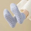 Anna-Kaci Women's 3-Pack Non-Slip Plush Fuzzy Ankle Socks with Grips and Soft Cozy Texture - 4 of 4