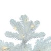 Vickerman White Salem Pencil Pine Artificial Christmas Tree - 2 of 4