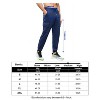 Coolmee Mens Cargo Pants Casual Drawstring Athletic Jogger Sports Outdoor Trousers with Pockets - 4 of 4