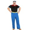 HalloweenCostumes.com Plus Size Deluxe Popeye Men's Costume - 4 of 4