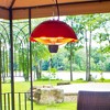 Hanging 1500 Watts Infrared Electric Outdoor Heater - Red - EnerG+ - 2 of 4