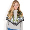Anna-Kaci Women's Floral Paisley Satin Silk Scarf with Vibrant Prints and Elegant Square Design - 2 of 4
