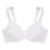 Glamorise Womens WonderWire Front-Closure Underwire Bra 1245 White - image 4 of 4