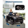 Jojoka 12V Licensed RAM Pickup Ride-On Truck, Remote Control, 3 Speeds, LED Lights, Music, All-Terrain - 4 of 4