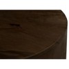Moti Flagstaff Round Side Table in Modern Barista Brown Finish on Solid Wood - 3 of 3
