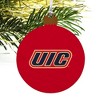 UIC Primary Logo Wood Christmas Tree Holiday Ornament - 4 of 4