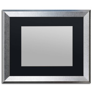 Trademark Fine Art 16"x20" Heavy Duty Silver Frame with Black Mat - 1 of 3