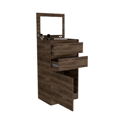 NicBex 3 Drawer Dresser for Bedroom,Modern Style Drawers with Free Handle,Dressers for Kids Room,Living Room,Entry and Hallway,Brown