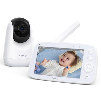  VACOS Monitor de video para bebé con cámara y audio, monitor de  cámara para bebé, sin wifi, con pantalla HD 720P de 5 pulgadas, alerta de  temperatura, movimiento y sonido, inclinación