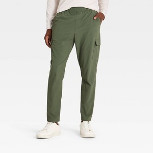Men's Stretch Woven Pants - All In Motion™ Green XL : Target