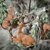 4"H Sullivans Christmas Woodland Animal Ornament Set of 3  Multicolor - 2 of 2