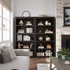 Farmhouse Book Shelf with Storage Open Display Bookshelves - 4 of 4