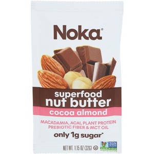 Noka Superfood Almond Chocolate Nut Butter Packs - Pack of 10 - 1.15 oz - 1 of 1